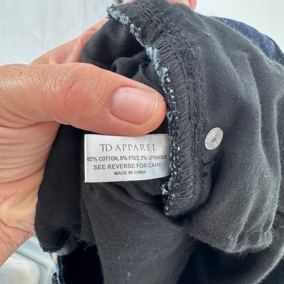 TD Apparel Blank NYC Wooster Jeans Slim Straight Dark Charcoal Tactical 5-Pocket - Picture 7 of 8